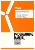 Manual for Used Mazak Machining