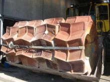 KOMATSU WF350 COMPACTION WHEELS