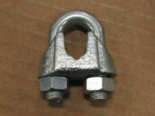 New 1/8" Galvanized Cable Clips