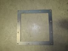 12" Square Flat Flange, Punched