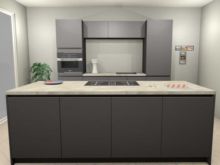 Häcker Concept130 TOP SOFT-GL graphite