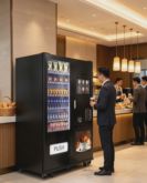Integrated Snack & Fresh Coffee Vending Machine, Touchscreen Operated ...