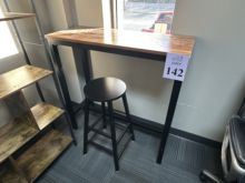 40" HIGH-TOP TABLE WITH STOOL