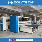 Zolytech 把褶边垫片裁切机用于锁针缝纫机