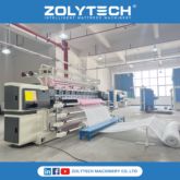 Zolytech 锁边锁缝持续拼接床垫缝 quilting 机 适用于羽绒被