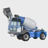 Small Self Loading Concrete Mixer