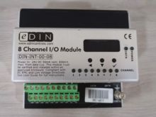 eDIN DIN-INT-00-08 8-Channel Input/Output Module