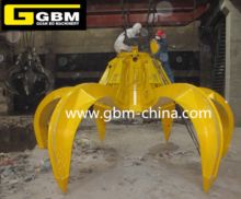 Gbm 油圧式オレンジピールグラブ（鉄スクラップ、廃棄物、石材用）