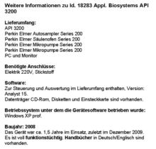 Applied Biosystems API 3200