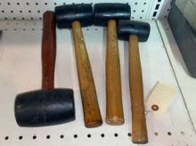 (4) Rubber Mallets