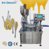 Dessionハニースプーンフィリングシール機回転蜂蜜プラスチックスプーン包装機