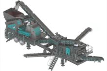 Máquina móvil para fabricar arena