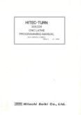 Manual for Used Hitachi Seiki