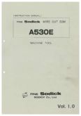 Manual for Used Fine Sodick
