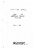 Manual for Used Doosan Turret