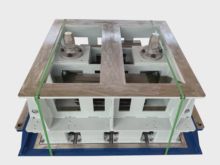 Block making machine with batching