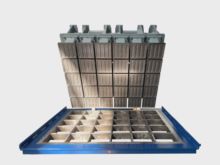 Block making machine with batching