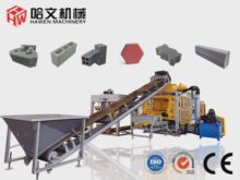 Block making machine with batching