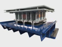 Block making machine with batching