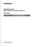 Manual for Used Siemens CNC