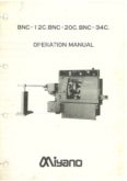 Manual for Used Miyano Machine