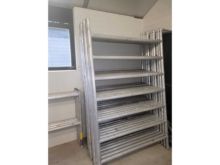 Multiple mobile scaffolds