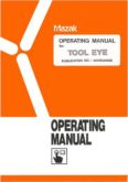 Manual for Used Mazak Machine