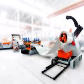 Automatic metal steel coil/panel simple