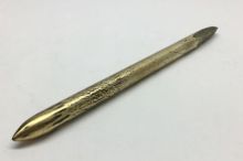 Bronzenes Metallspinnwerkzeug, lang, mit Kegel