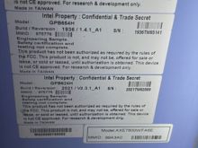 Intel RF AXE7800WFA6E Maxlinear Wi-fi