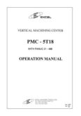 Manual for Used Excel Machine