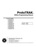 Manual for Used Southwestern Machine