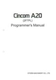 Manual for Used Citizen Cincom