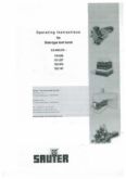Manual for Used Sauter Disk-Type