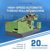 High speed automatic thread rolling