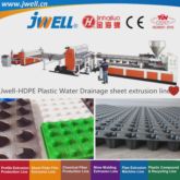 ジェウェル HDPE プラスチック水排水シートリサイクル農業用押出機 グリーンルーフ|擁壁|地下建物|屋根用