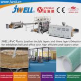 ジュエル-PVCプラスチックレザー二重層および三重層リサイクル農業押出成形機、展示ホールおよびオフィス用、工場価格で。