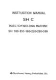 Manual for Used Sumitomo Injection