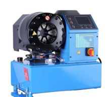 High efficiency composite hose crimping