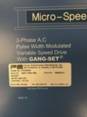 Power Electronics,60Hp MMX6046,Micro Speed MX