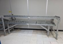 (2) Industrial Roller Conveyor System
