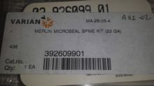 392609901 Merlin Microseal Adapter Kit