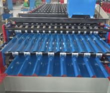 Double layer roll forming machine