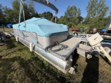 New & Used Qwest Electric Pontoon For Sale for sale. Qwest Pontoons ...